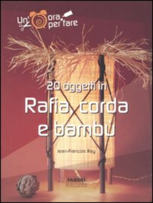 20 OGGETTI IN RAFIA CORDA E BAMBU`